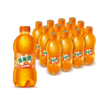 微信端:美年达 橙味 碳酸饮料 瓶装 300ml 12瓶