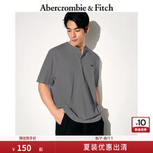 Abercrombie & Fitch 男装25夏经典小麋鹿宽松短袖T恤KI124-5188 深灰色 M (180/100A)