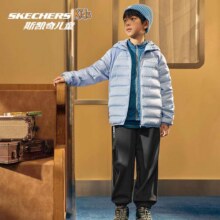 天降礼金、Skechers斯凯奇男女童梭织短款羽绒+凑单138.26元