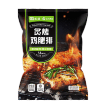 七鲜私厨炙烤鸡腿排500g 5片汉堡炸鸡肉排烧烤空气炸锅正大京东品牌39.9元 (满2件9折,券后省10,月销1000+)