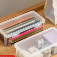 铅笔盒化妆盒文具盒 简约收纳防潮防水 2个装0.49元（需领券）
