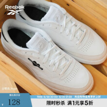 20点: Reebok锐步官方男女CLUB C 85经典美式复古舒适休闲板鞋128元包邮