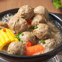 利园 潮汕手打 牛肉丸+牛筋丸 1kg29.9元
