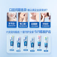Crest 佳洁士 全优7效炫白牙膏套装600g券后22.55元