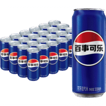 Pepsi/百事可乐 原味可乐 碳酸饮料 罐装 高罐330ml *24罐52.68元（合26.34元/件）