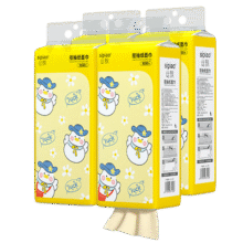 丝飘 悬挂式抽纸 4层 1000张*4提6.99元、包邮