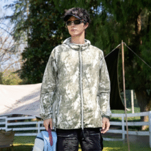 【山系防风】男女款防晒衣女皮肤衣空气服冰丝轻薄透气户外防晒服 【爆款力荐】军绿色