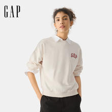 Gap 春季新款刺绣logo圆领卫衣 百搭款 760790 多色任选 男女同款！104元