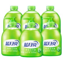 蓝月亮500g*6瓶芦荟洗手液65.84元（合32.92元/件）