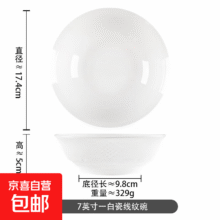 7英寸-螺纹面碗-1个装1元