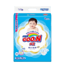 大王（GOO.N） 维E系列  澄萃系列 新升级婴儿透气尿不湿纸尿裤 新升级纸尿裤M36片（6-11kg）31元