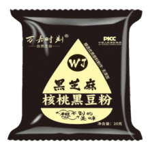 黑芝麻糊黑豆粉葛根山药玉米糊任选代餐早餐健康冲泡冲调饮品 黑芝麻糊20克*12袋