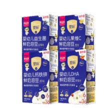 果仙多维婴标鲜奶溶豆钙铁锌补充益生菌维C冻干宝宝零食溶豆婴儿6个月以上 【超值囤货】原味+草莓*2+蓝莓