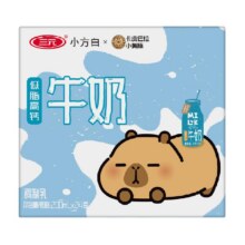 88会员：三元 小方白低脂高钙牛奶 200ml*24盒31.87元+淘金币4.03元