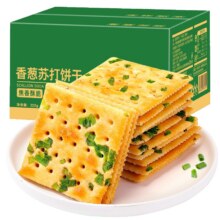 比比赞 香葱饼干220g*1箱