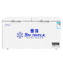 雪花（SNOWFLK）冰柜商用家用冷柜卧式大容量全冷冻柜展示柜 【528数显】单温扩容款|一级能效 空柜温度可达-30度丨铜管速冷低耗1007元 (每满300减30,券后省41)