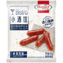 荷美尔（Hormel）轻享薄切牛肉干萨拉米肠金沙蛋黄香肠办公室休闲零食肉铺网红零食 金沙咸蛋黄猪肉肠35g*858元 (券后省20)