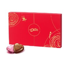 德芙心形红色礼盒巧克力  148g26.49元+28元返卡（合13.24元/件）