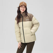 雪中飞 反季清仓！斜插式口袋短款立领羽绒服 男女同款174元