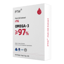 PTW新西兰原装进口rTG型98%高纯度omega3鱼油软胶囊中老年成人鱼油147.2元