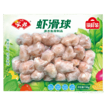 安井 虾滑球 150g/袋 火锅麻辣烫食材 速食熟食 海鲜水产锁鲜装32.9元 (券后省0.6,月销3000+)