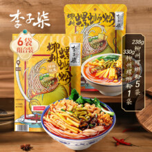 再降价，微信小程序，京东百亿补贴，需首购:李子柒 螺蛳粉6袋/1520g