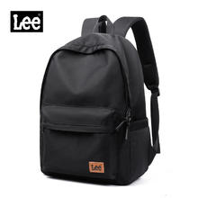 Lee 校园双肩包背包男电脑包 黑色98.01元