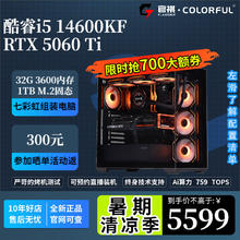 七彩虹 COLORFUL 电竞游戏台式电脑主机（i5 14600KF，RTX 5060Ti，32G，1T）