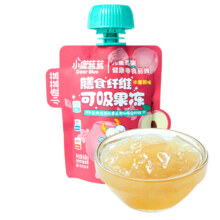 小鹿蓝蓝 果汁果冻80%真果汁可吸果冻 多种口味任选六款1.64