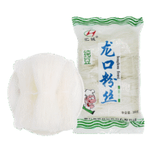 粉丝粉条凉拌水晶粉干捞鸭血花甲粉丝火锅烧烤食材南北干货 龙口粉丝400g1元（需领券）