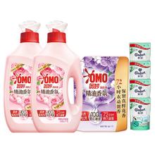 香氛洗2kg*2瓶+香氛洗1kg*1袋+送金纺400g*4券后42.9元