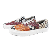 VANS范斯官方 Era虎纹腰果花拼布校园复古男女帆布鞋低帮 彩色 34.5129.5元（需领券）