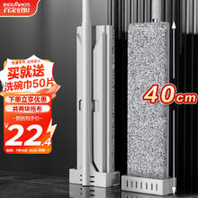 有券的上：百家好世 大号免手洗拖把家用一拖净
