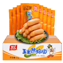 双汇火腿肠玉米热狗肠/香辣香肠32g玉米肠速食香肠 玉米热狗32g 12支8.9元