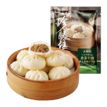 首购：大希地 香菜牛肉老面小笼包 900g、约36个
