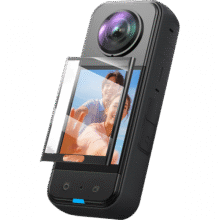 绿巨能（llano）相机钢化保护贴膜 适用于影石insta360 go3拇指防抖相机 防水运动相机钢化膜 高清耐刮防爆套装