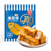 【自营】海欣鱼豆腐260g国产鱼糜≥70%关东煮烧烤火锅食材28.64元（合9.55元/件）