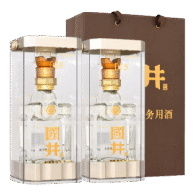 再降价、PLUS会员：国井 白酒52度国5 国井香纯粮酿造礼盒装白酒收藏白酒山东名酒 52度 480mL 2瓶+赠100ml258.95元（需领券）