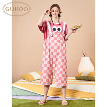 果壳 夏季小怪兽粉色少女 家居服券后59元