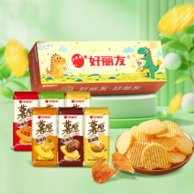 好丽友 薯愿薯片恐龙限量版多口味2P×1盒（共2包）非油炸零食4.39元/件 需领劵 拍3件实付13.18元+72淘金币 包邮