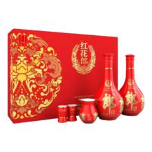 郎酒 红花郎十 酱香型高度白酒53度 500mL 礼盒装