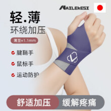 耐力克斯（NAILEKESI N）tfcc腱鞘炎护腕扭伤固定加压运动游戏电竞薄款医用护具蓝右