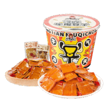 月黑风高、限量300份：好巴食 牛皮豆干 248g