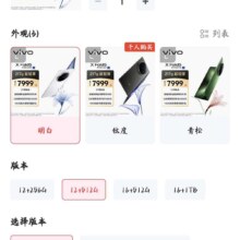 vivo X Fold5 手机 新品上市折叠屏 明白 12GB+512GB7199.1