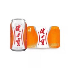 再降价、天降礼金：健力宝 碳酸饮料 330ml*6罐7.46元+淘金币1.56元