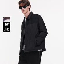 杰克琼斯 男士加厚羽绒服合集 （三十款任选） 拼接衬羽-224323005黑色