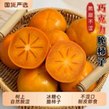 尚田鲜礼 云南脆柿新鲜硬柿子 100~120g*4.5斤14.2元（需领券，叠加全能卡红包到手更低）
