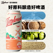 艾瑟尔14度精酿小麦白啤酒 500ml*12/24黑啤酒罐装整箱全麦精酿