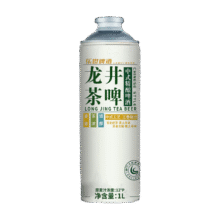 青岛乐世啤酒 12P中式精酿 龙井茶啤 1L 1罐4.94元包邮