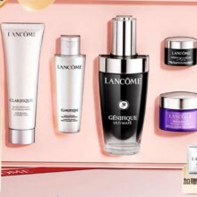 再降价：兰蔻 超修小黑瓶精华50ml（赠极光洁面乳50ml+精华水50ml、紧致霜15ml、同款眼霜5ml）抗老弹润修护护肤品礼盒套装714.78元（需领券）